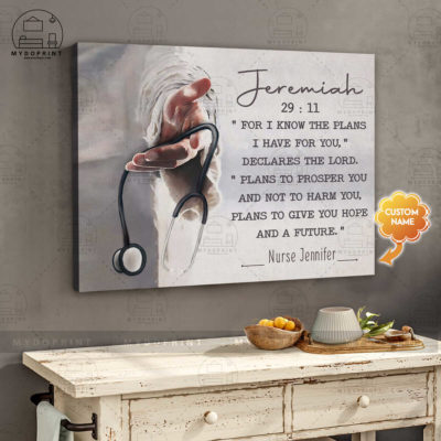 For I Know I Have Plans For You Jeremiah 29:11 Personalized Wall Art Canvas 4 a067d349 d34a 11eb 9c7e 0242ac120002 canvashorizontal24x30 4con optimized