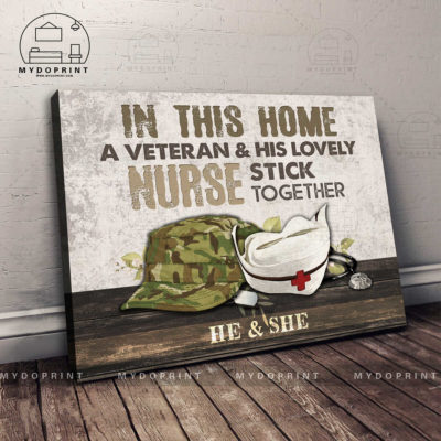 In This Home A (Job Title) & His Lovely Nurse Stick Together Ver 2 Personalized Wall Art Canvas 4 81a2ed1e dbe3 11eb a527 0242ac120002 6 optimized