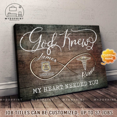 God Knew My Heart Needed You Nurse + ( Job Title ) Personalized Wall Art Canvas 2 eb8cfbe4 e17f 11eb 9008 0242ac120002 ngang 2 optimized