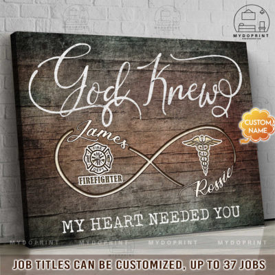 God Knew My Heart Needed You Nurse + ( Job Title ) Personalized Wall Art Canvas 4 eb48bea5 e17f 11eb 9008 0242ac120002 new optimized