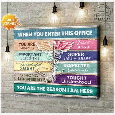 When You Enter This Office Caduceus & Stethoscope Horizontal Personalized Wall Art Canvas 2 6b15afa5 e895 11eb 9854 0242ac120002 cv ngang new optimized