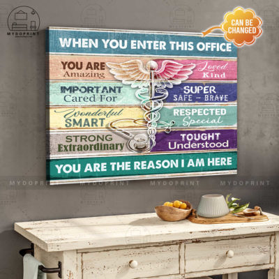 When You Enter This Office Caduceus & Stethoscope Horizontal Personalized Wall Art Canvas 3 6b1596e5 e895 11eb 9854 0242ac120002 canvashorizontal24x30 4con optimized