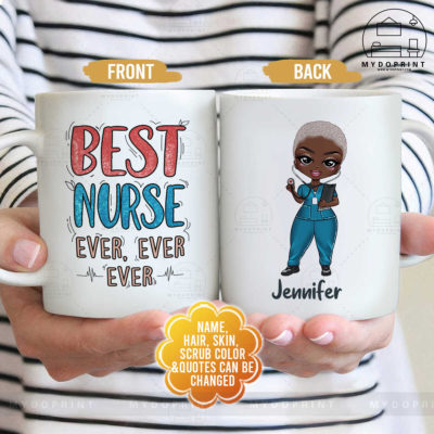 Thick Thighs Save Lives Nurse Personalized Mug 5 mockup ly 2 xa 1ma%CC%82%CC%83u4 optimized