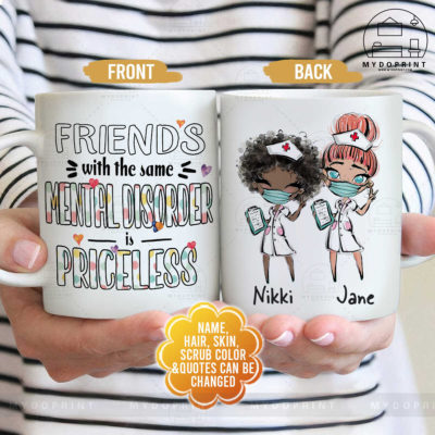 Nurse Squad Personalized Mug 6 mk mental optimized