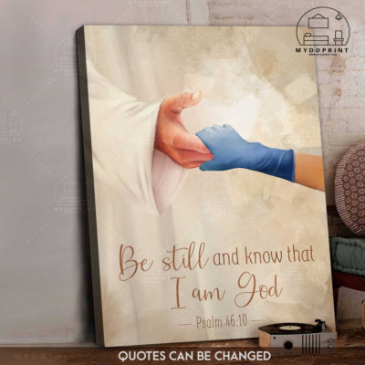 Take My Hand With Bible Verse Personalized Medical Canvas Wall Art 5 10 optimized 1