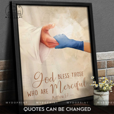 Take My Hand With Bible Verse Personalized Medical Canvas Wall Art 7 f1 4