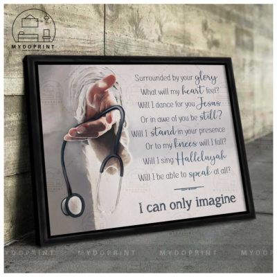 I Can Only Imagine Jesus Reaching Hand With Stethoscope Canvas Wall Art 2 f1160259 1d1a 11ec 850f 0242ac120002 f1