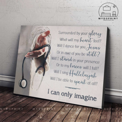 I Can Only Imagine Jesus Reaching Hand With Stethoscope Canvas Wall Art 5 ff5ec26a 1d1a 11ec 850f 0242ac120002 ngang 1 optimized