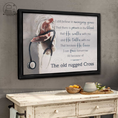 Amazing Grace Jesus Reaching Hand With Stethoscope Canvas Wall Art 3 266108c6 1d1e 11ec 850f 0242ac120002 f6