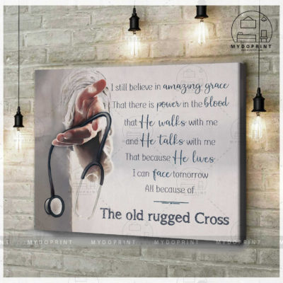 Amazing Grace Jesus Reaching Hand With Stethoscope Canvas Wall Art 5 2d3a0c94 1d1e 11ec 850f 0242ac120002 cv ngang new optimized