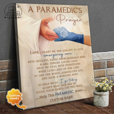 Take My Hand A Paramedic's Prayer Personalized Canvas Wall Art 1 e8b8b42b 1db7 11ec 850f 0242ac120002 canvas doc new optimized