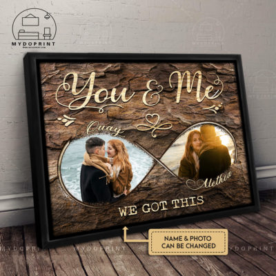 Anniversary Gifts God Knew My Heart Needed You Infinity Symbol Custom Photo Canvas Wall Art 2 b61d6456 4768 11ec 9570 0242ac120002 ngang 2khung14171