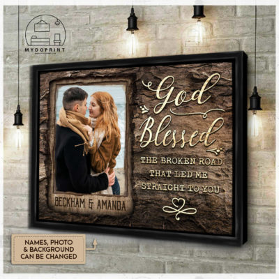 Anniversary Gifts God Knew My Heart Needed You Custom Photo Yellow Wooden Canvas Wall Art 4 0fe5a07a 490c 11ec a8df 0242ac120002 canvashorizontal24x30 frame optimized