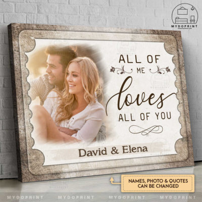 Anniversary Gifts And They Lived Happily Ever After Custom Photo Canvas Wall Art 4 new optimized