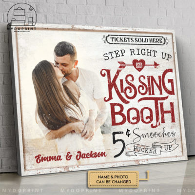 Anniversary Gifts Kissing Booth Custom Photo Canvas Wall Art 1 ce20f123 67d7 11ec af43 0242ac120002 NEW1417