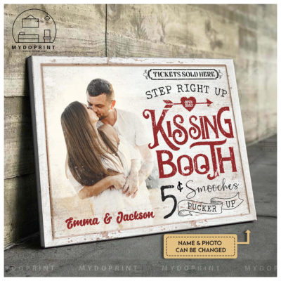 Anniversary Gifts Kissing Booth Custom Photo Canvas Wall Art 2 ddf73962 67d7 11ec af43 0242ac120002 mockup20ngang20moi1417