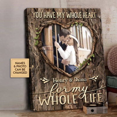 Anniversary Gifts You Have My Whole Heart For My Whole Life Custom Photo Yellow Tree Bark Canvas Wall Art 4 ebe9c86f 6a1e 11ec af43 0242ac120002 cv doc 3 optimized