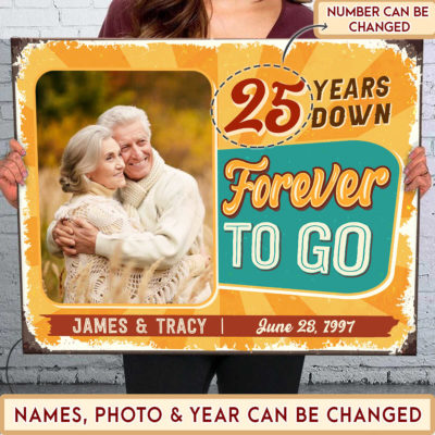 Anniversary Gifts 25th Anniversary Gift For Parents Wedding Anniversary Gift Custom Photo Retro Canvas Wall Art 3 d42edffa 7a75 11ec 8ab5 0242ac120002 ngang moi optimized