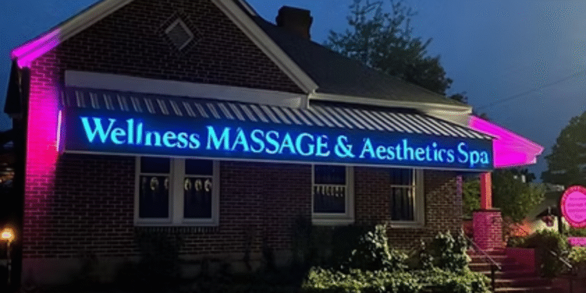 Wellness Massage Aesthetics Spa Banner Image