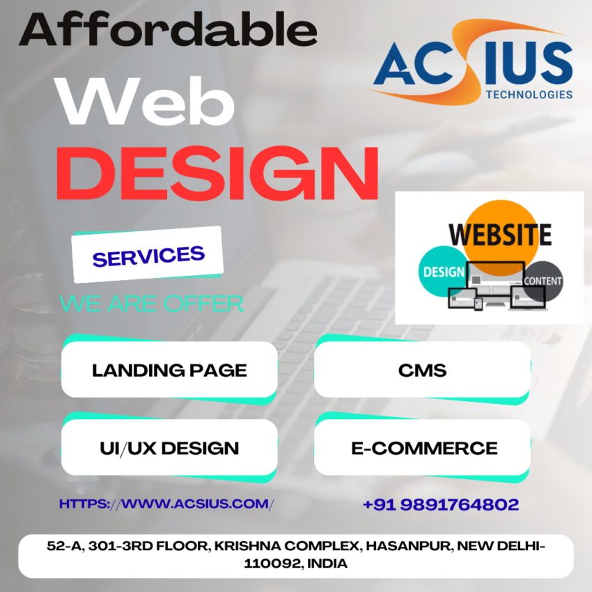 Affordable Web Design Services 1
