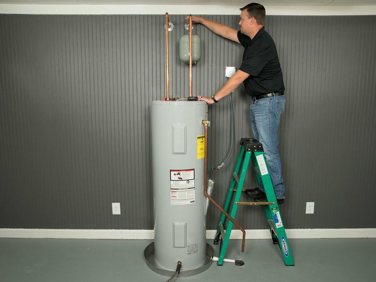 draining flushing water heater