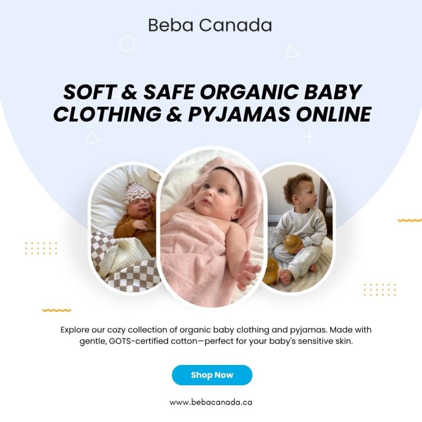 beba organic baby clothing and pyjamas