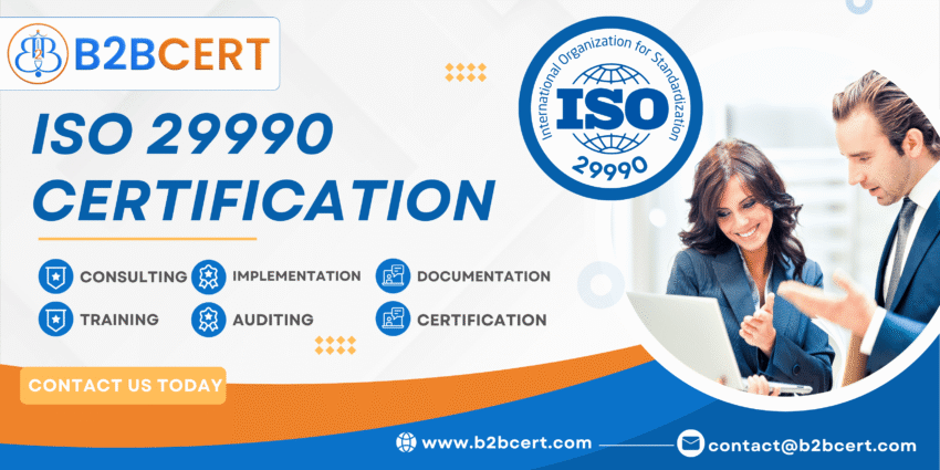 ISO 29990 Certification