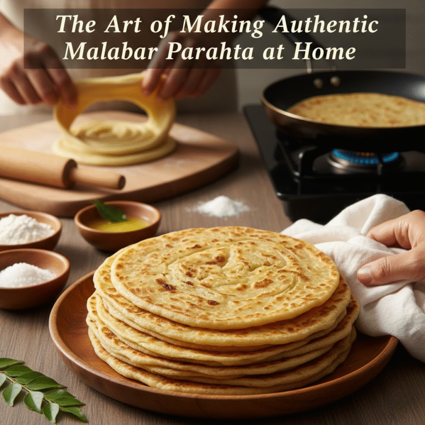 Art of Making Authentic Malabar Paratha at Home