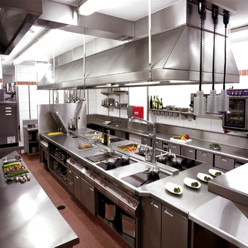 commercial kitchen setup