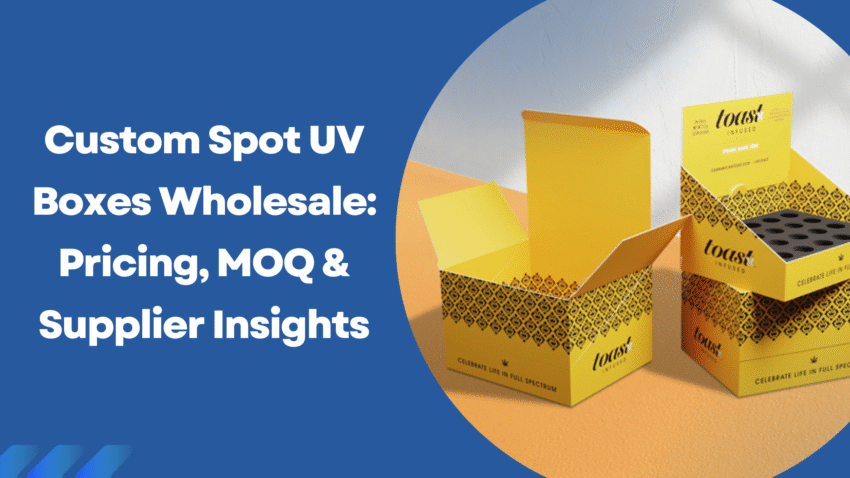 Custom Spot UV Boxes Wholesale Pricing MOQ Supplier Insights