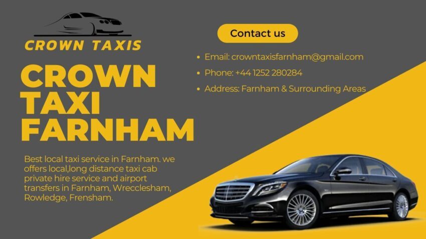 crown taxi farnham