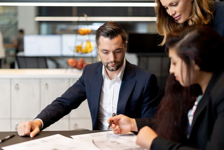 Collaborative Corporate Strategy Meeting for Professional Consulting and Business Leadership 1 optimized 100