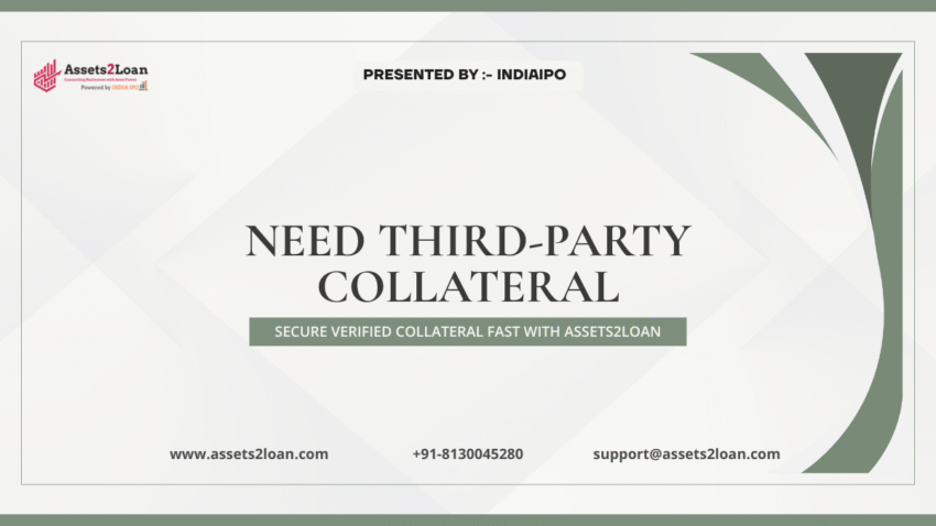 Need Third Party Collateral