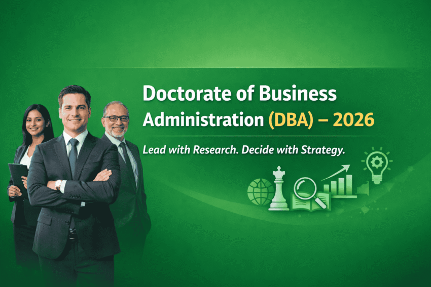 doctorate of business administration dba 2026