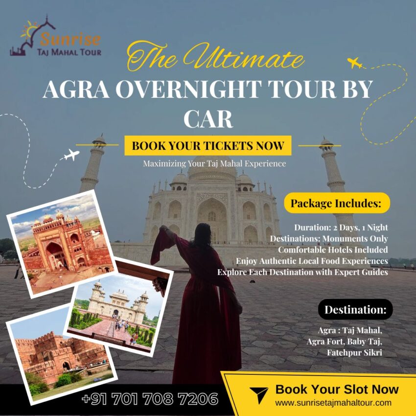 Agra overnight tour by car