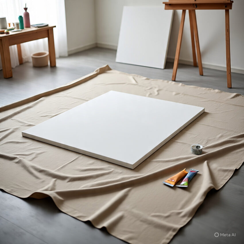 Right Canvas Drop Cloth