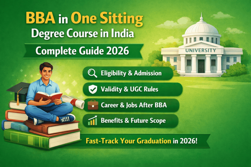 bba degree in one sitting 2026