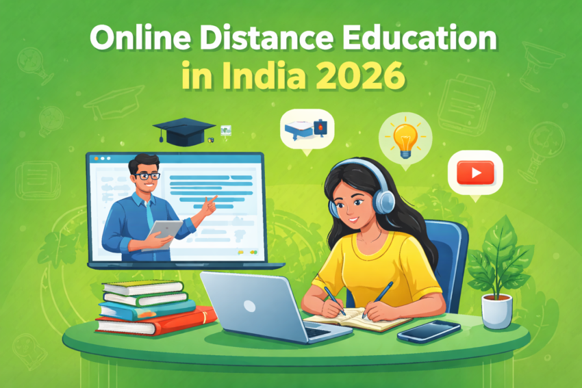 online distance education in india