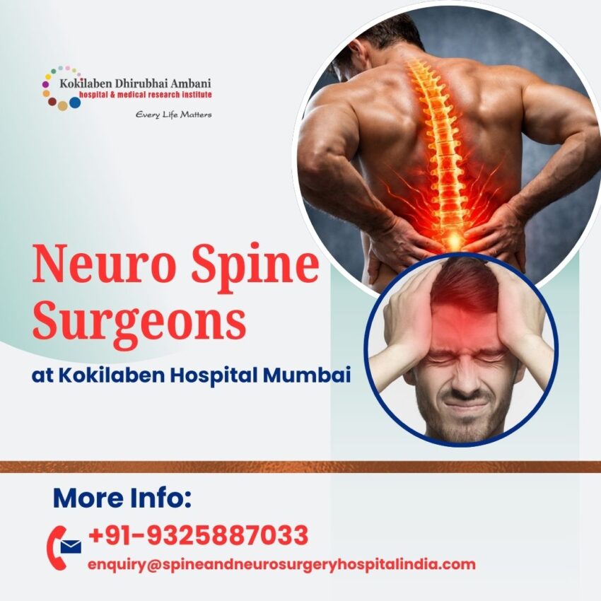 Leading Neuro Spine Surgeons at Kokilaben Hospital Mumbai