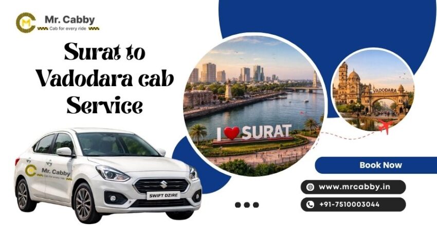 Surat to Vadodara cab Service