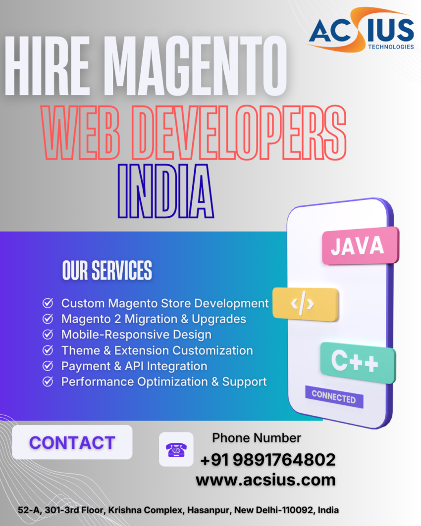 Hire Magento Developers India