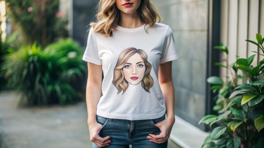women t shirts mockup 1