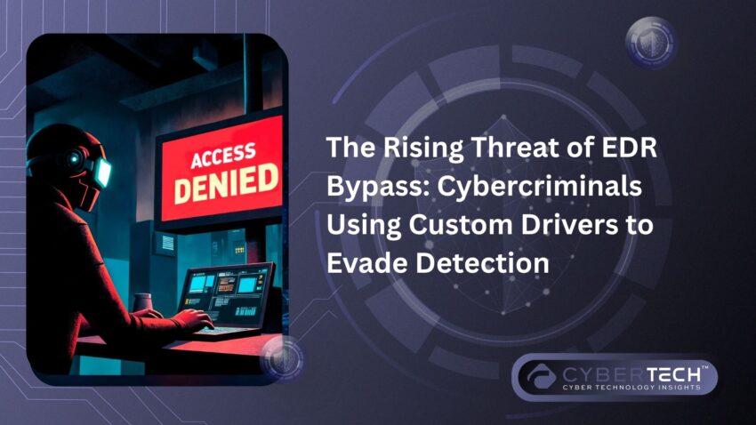 The Rising Threat of EDR Bypass Cybercriminals Using Custom Drivers to Evade Detection