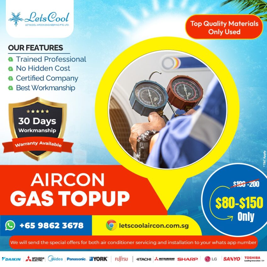 Aircon gas topup