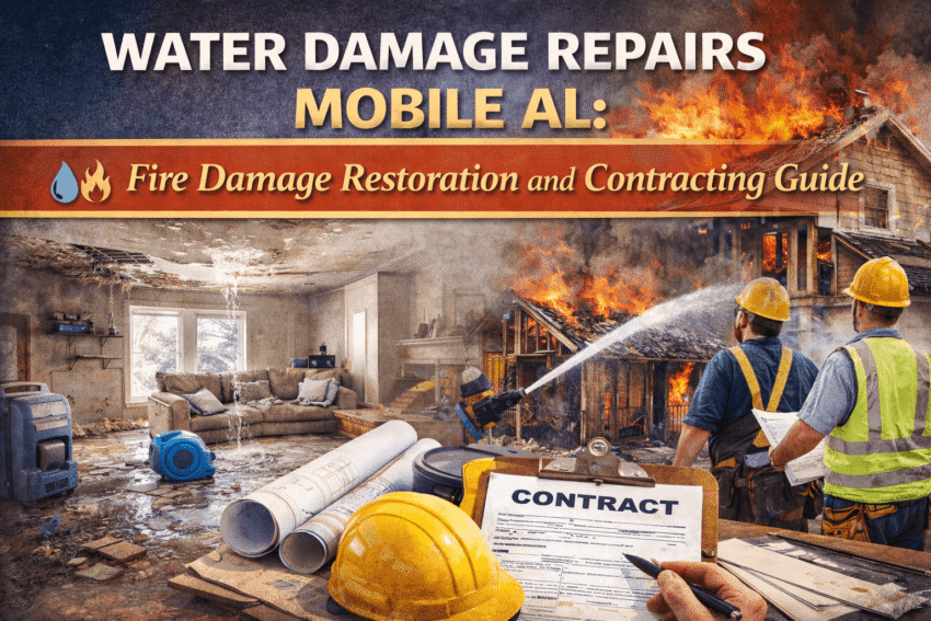 Water and fire damage restoration guide 1