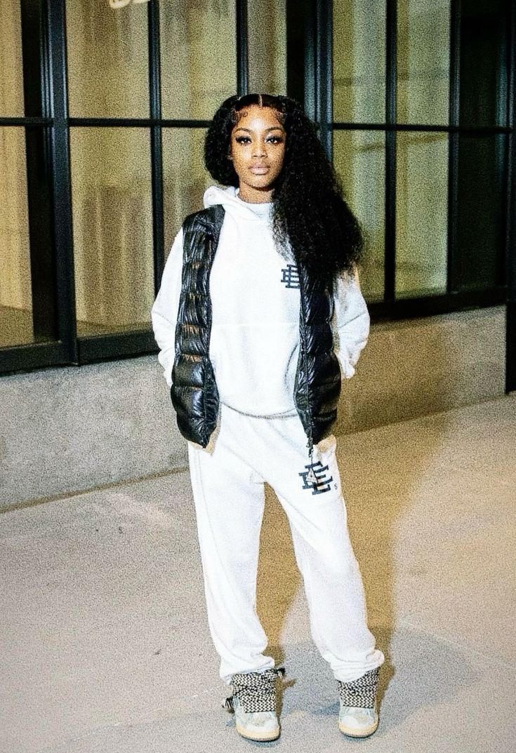 eric emmanuel sweatsuits black girls