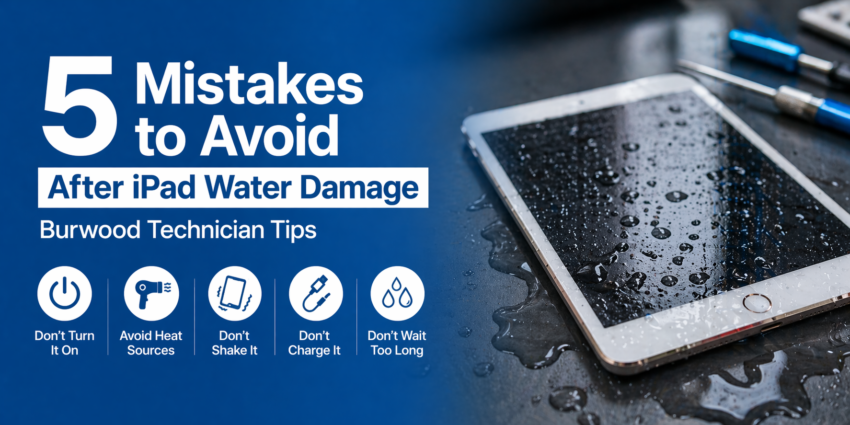 5 Mistakes to Avoid After iPad Water Damage 1