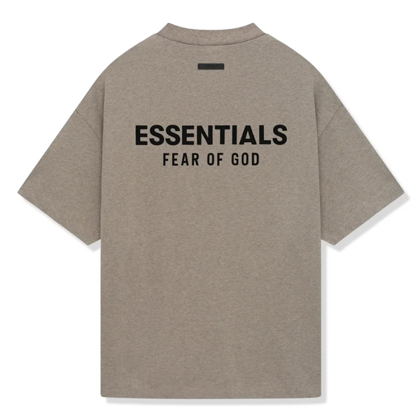 Fear Of God Essentials Jersey Crewneck Heather Grey T Shirt 1