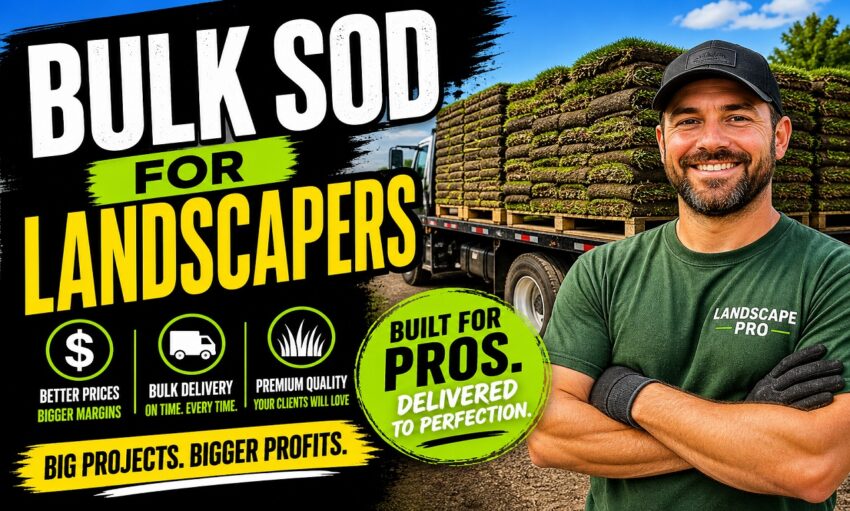 Bulk Sod for Landscapers