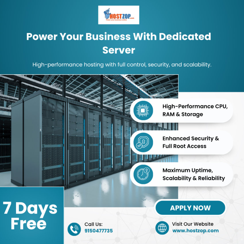 A Dedicated Servers In India Power Your Business